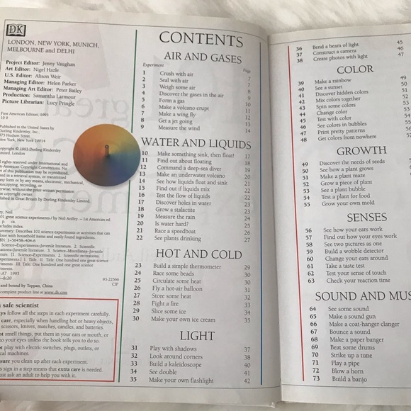 🍬EUC 101 Science Experiments Book + Safety Glasses - Picture 3 of 8
